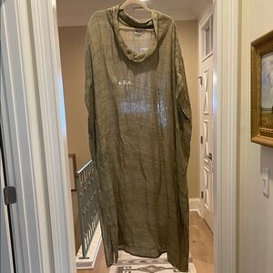La Bottega di Brunella maxi linen dress